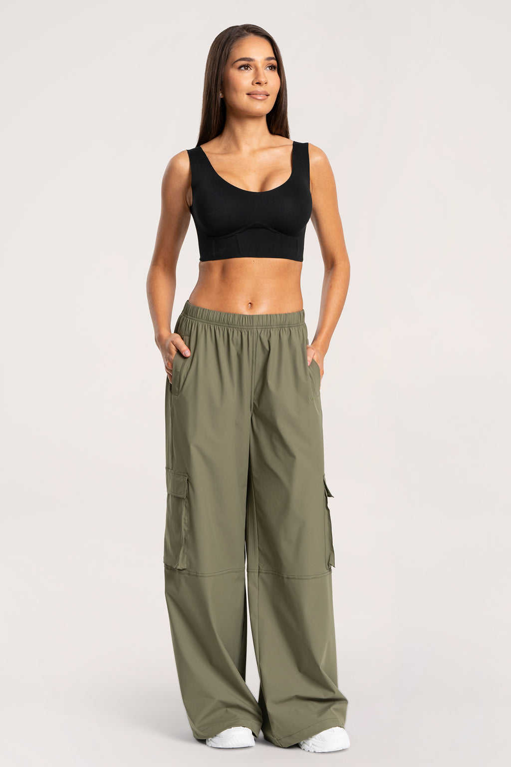 Nohavice cargo UN1FORM khaki