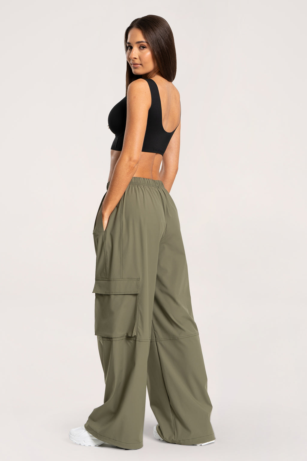 Nohavice cargo UN1FORM khaki