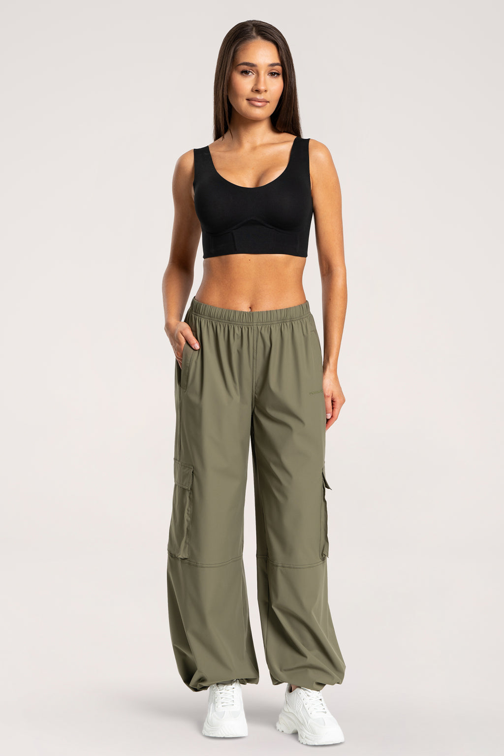 Nohavice cargo UN1FORM khaki
