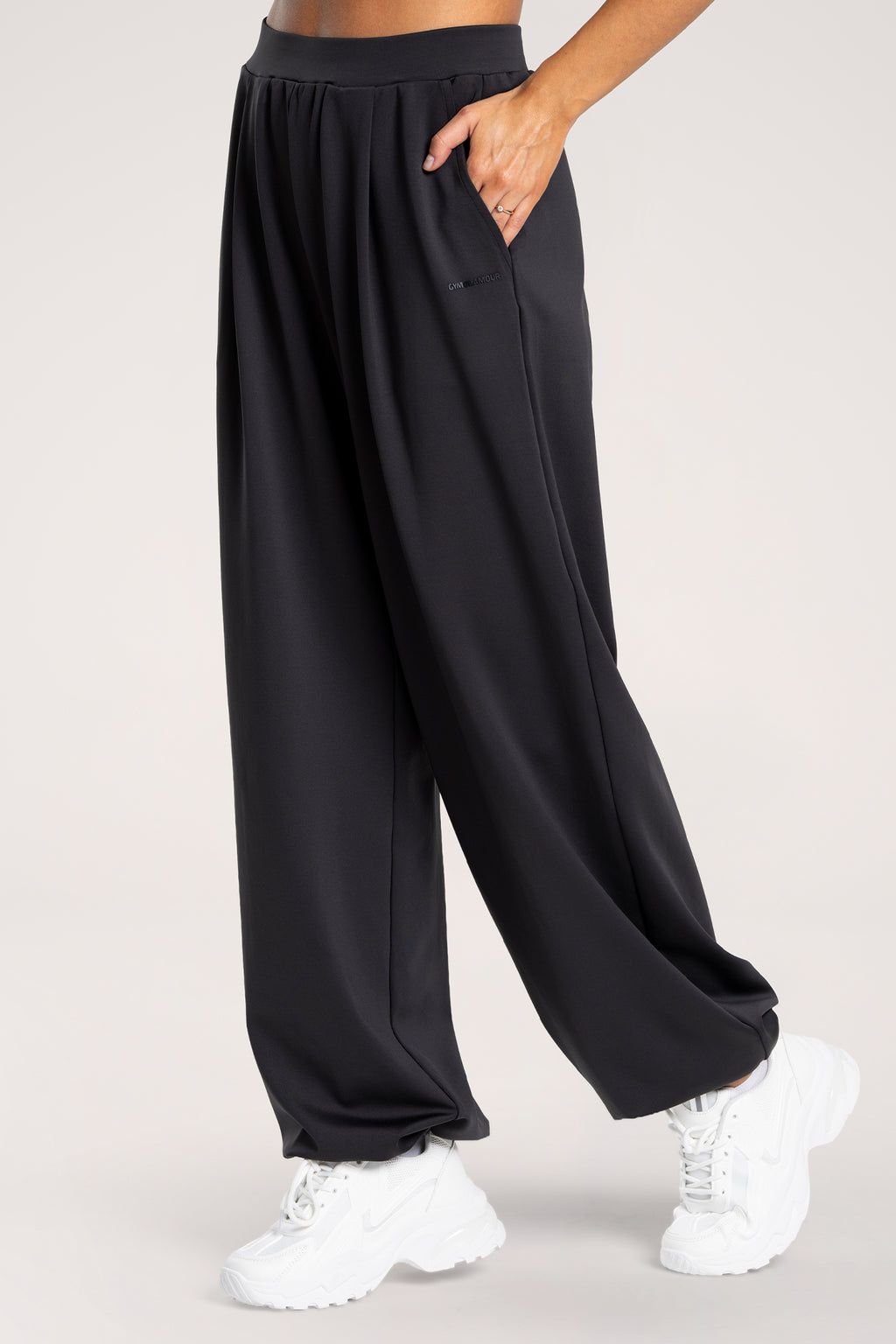 Nohavice wide UN1FORM black
