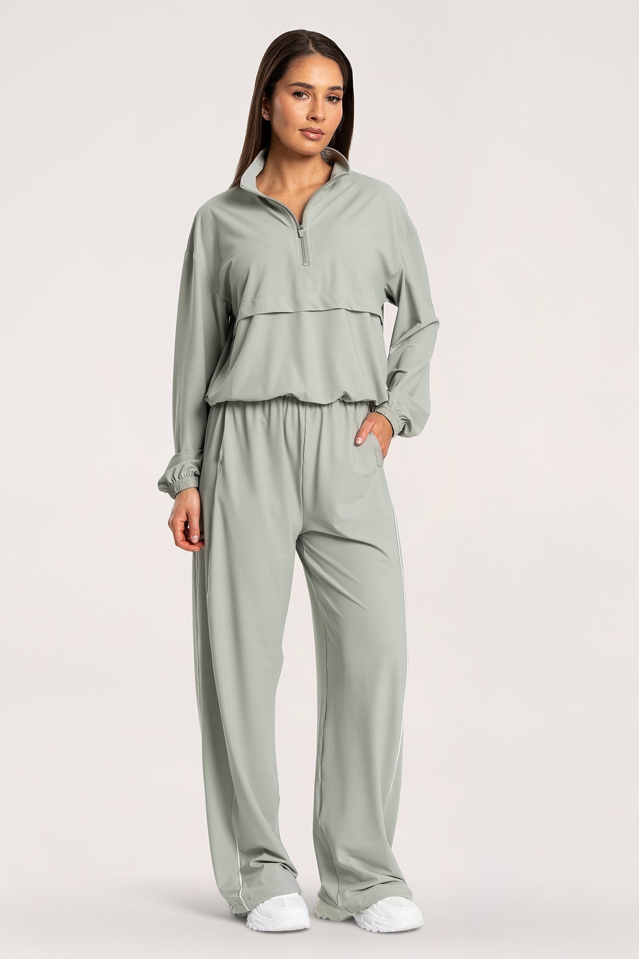 Blúza Slick UN1FORM olive grey