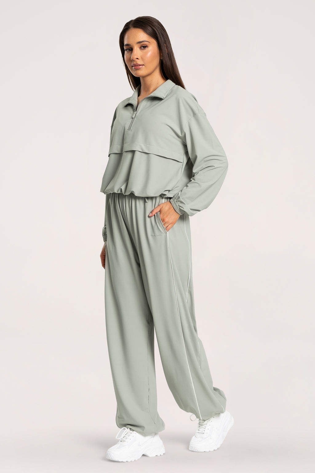Blúza Slick UN1FORM olive grey