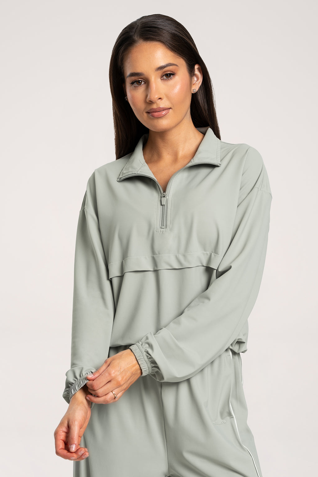 Blúza Slick UN1FORM olive grey