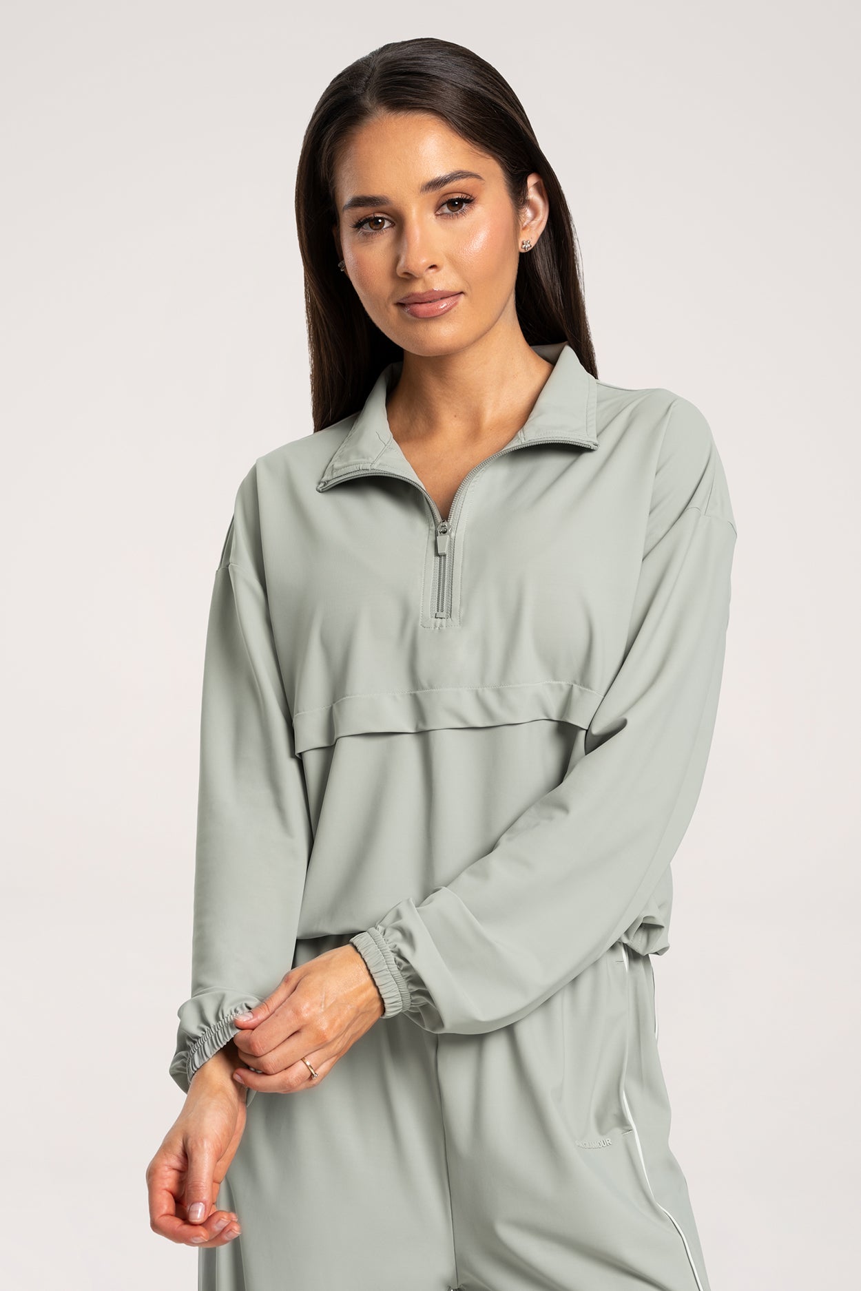 Blúza Slick UN1FORM olive grey