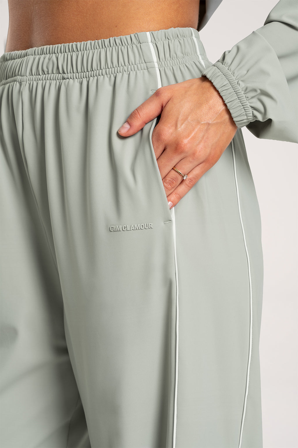 Nohavice Slick UN1FORM olive grey