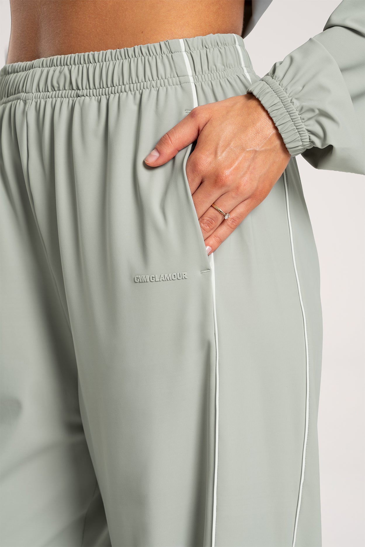 Nohavice Slick UN1FORM olive grey