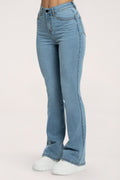 Džínsy zvony  long perfect slim light blue