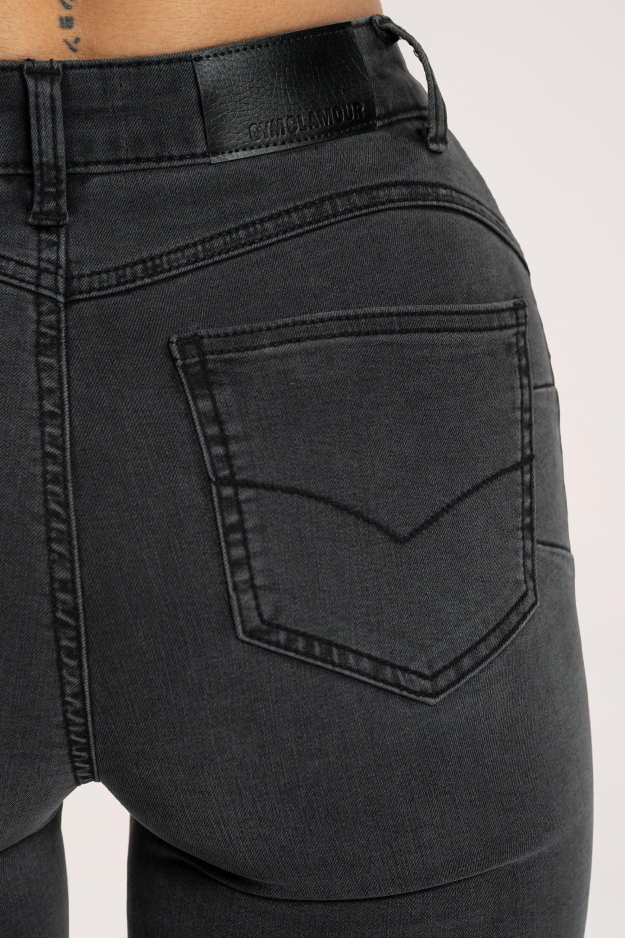 Džínsy zvony  long perfect slim black