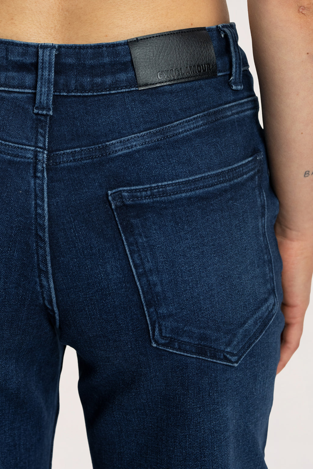 Džínsy s nízkym pásom navy blue