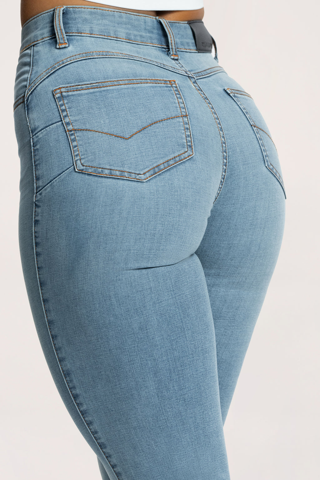 Džínsy zvony perfect slim light blue
