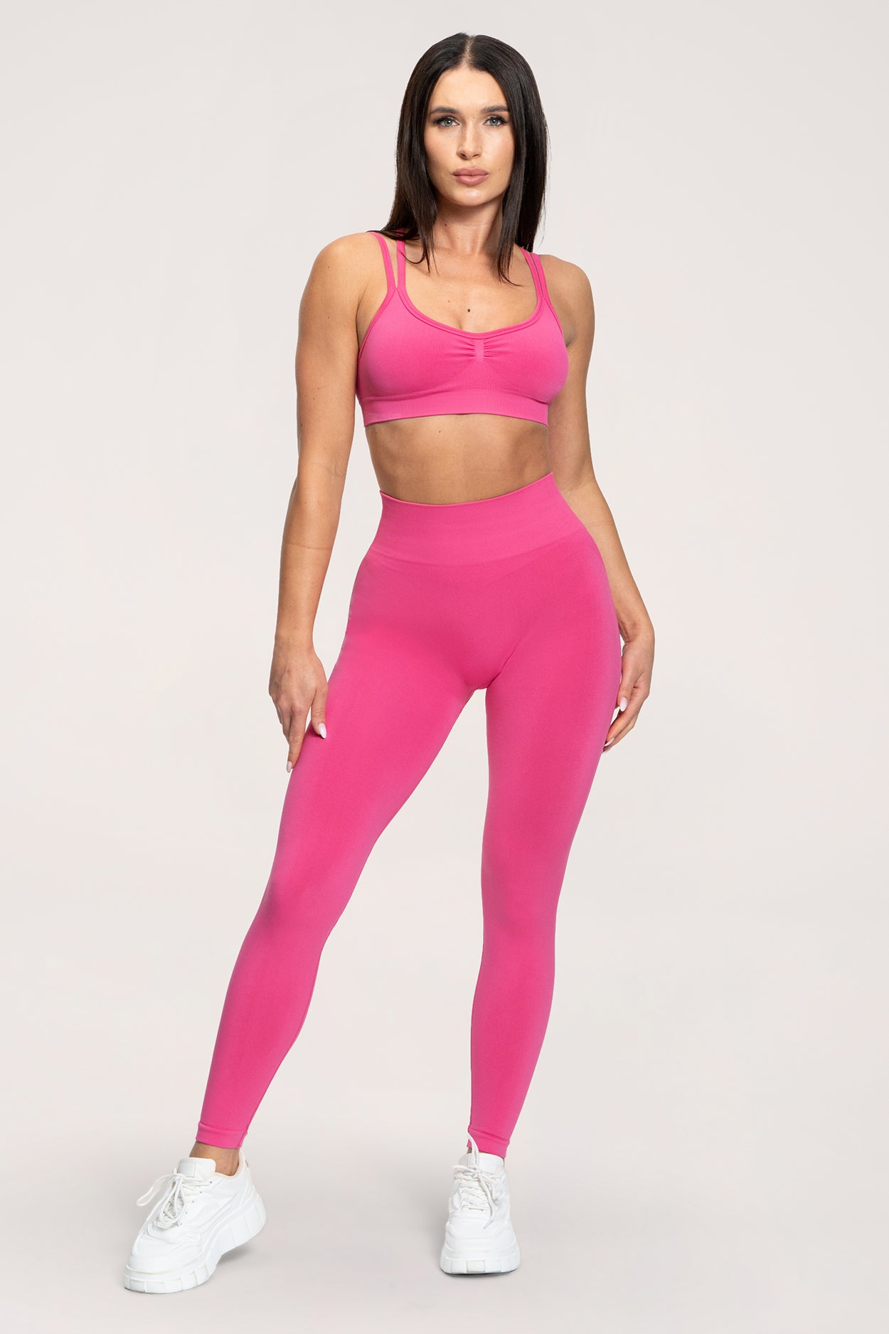 Legíny Fake BBL hot pink