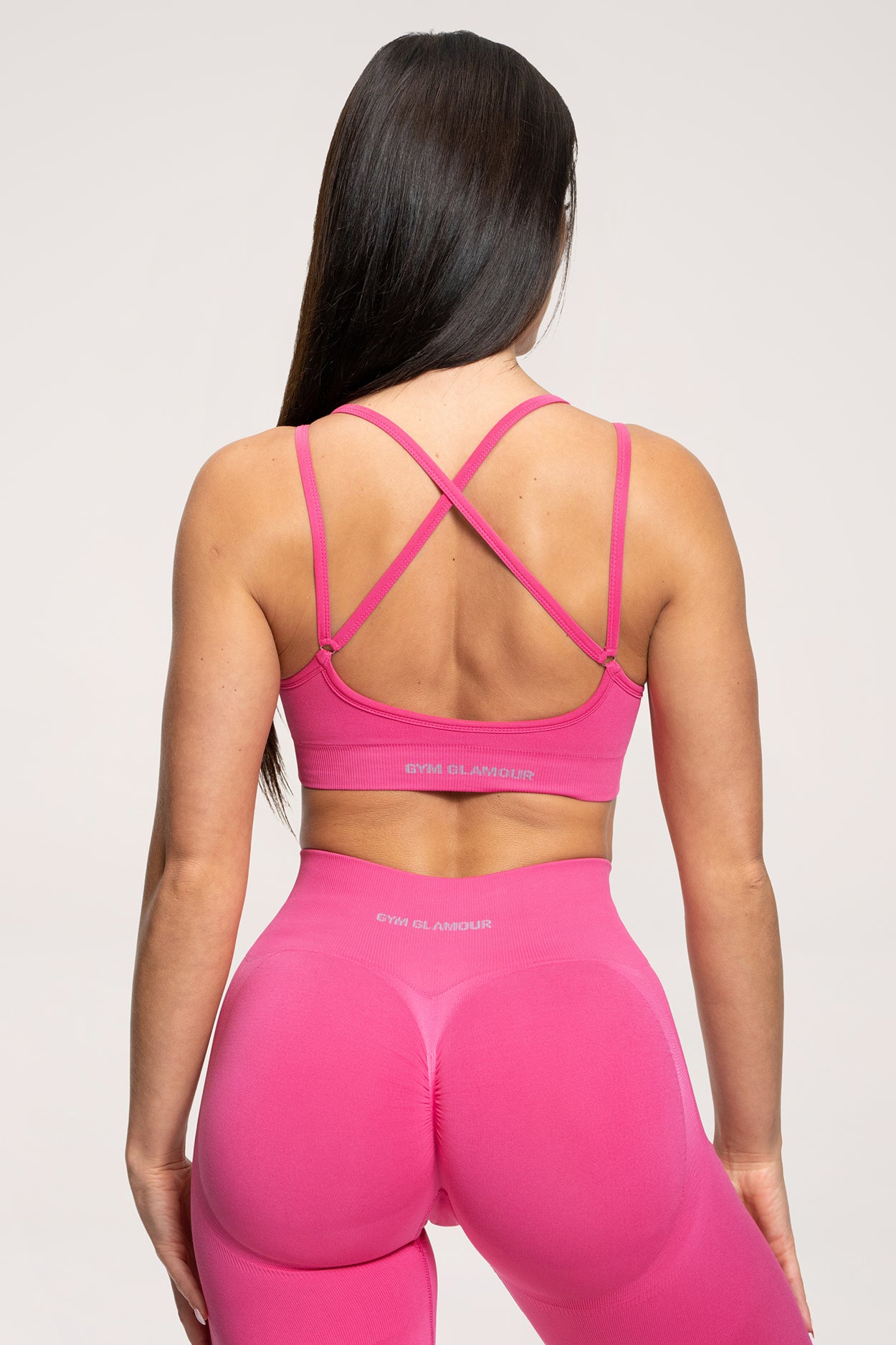 Podprsenka Fake BBL hot pink