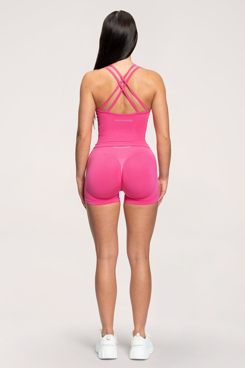 Šortky Fake BBL hot pink
