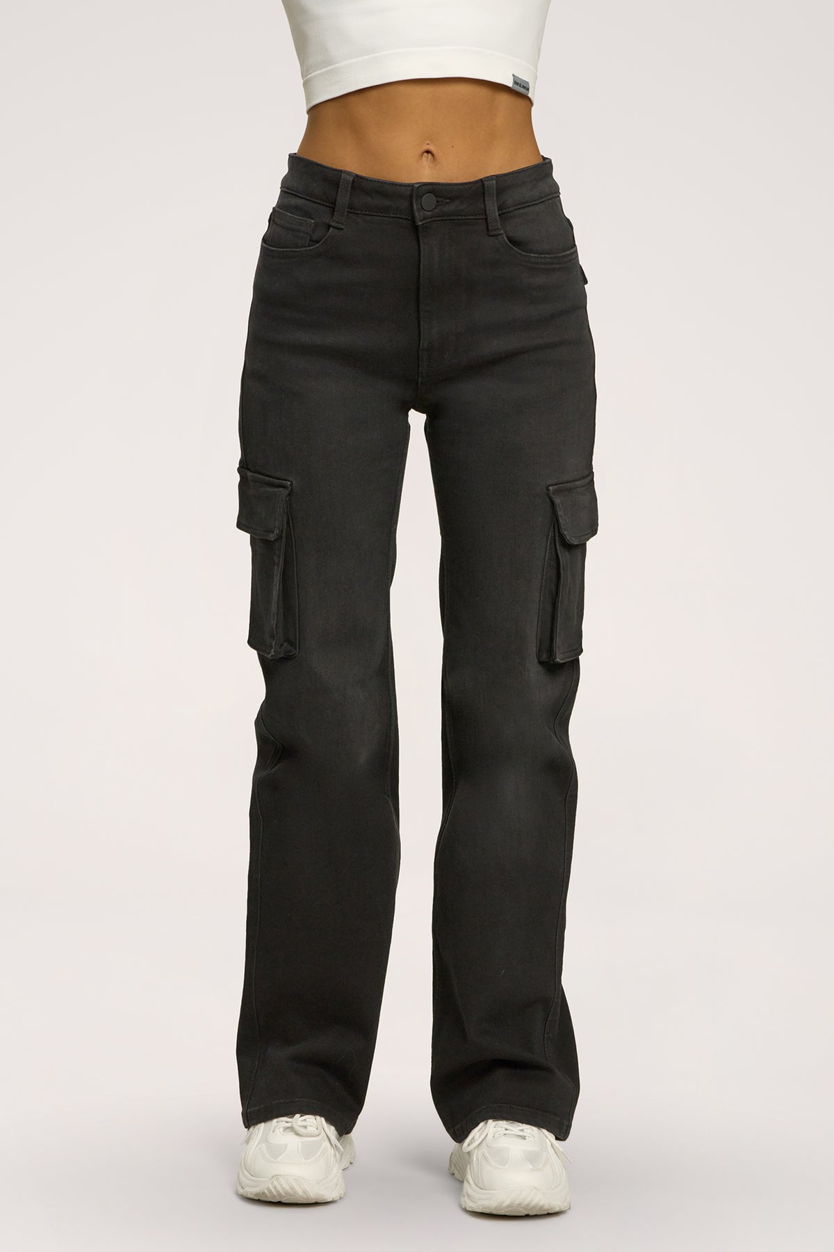 Džínsy cargo black