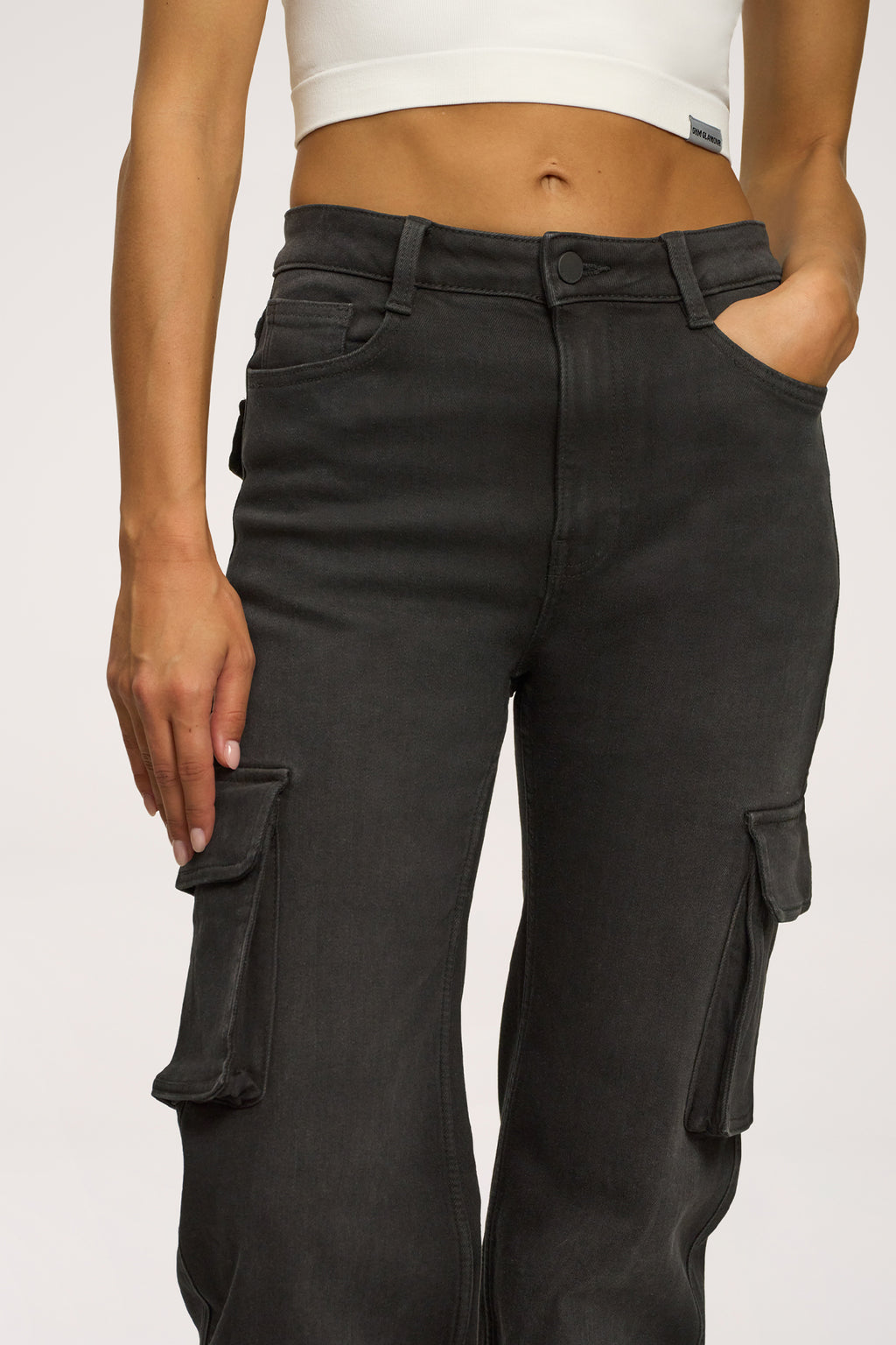 Džínsy cargo black