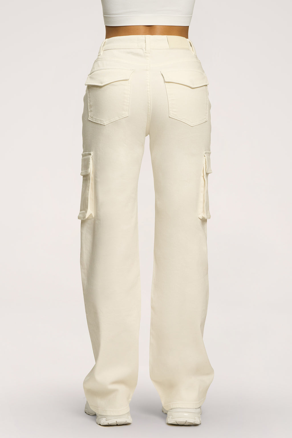 Džínsy cargo off white