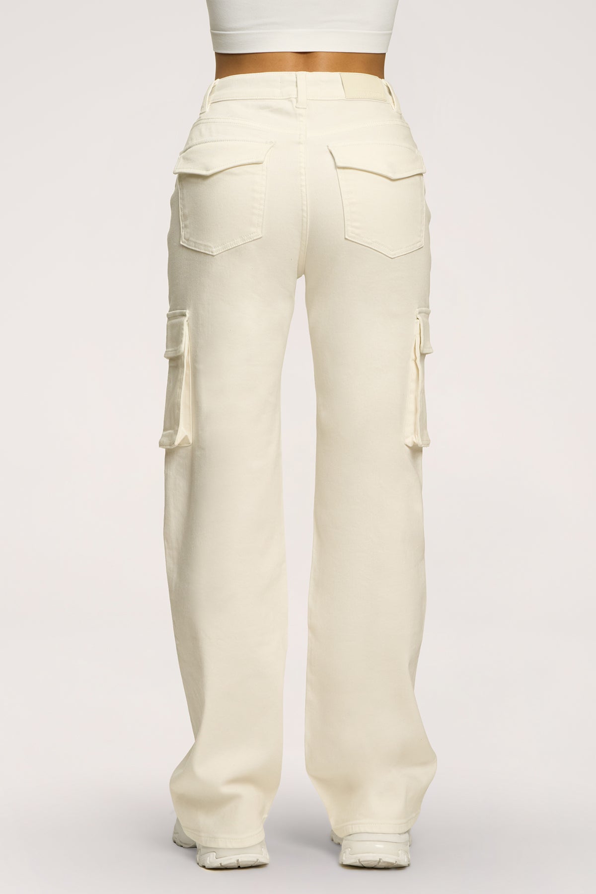 Džínsy cargo off white