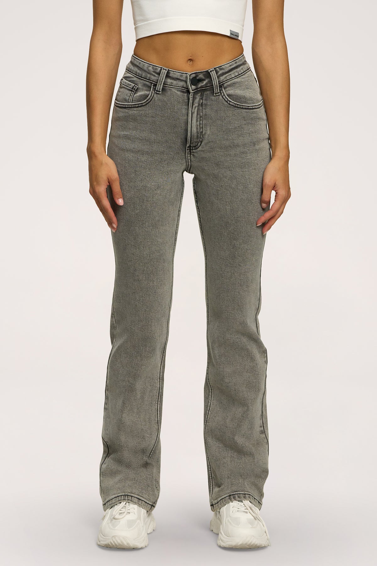 Džínsy classic grey