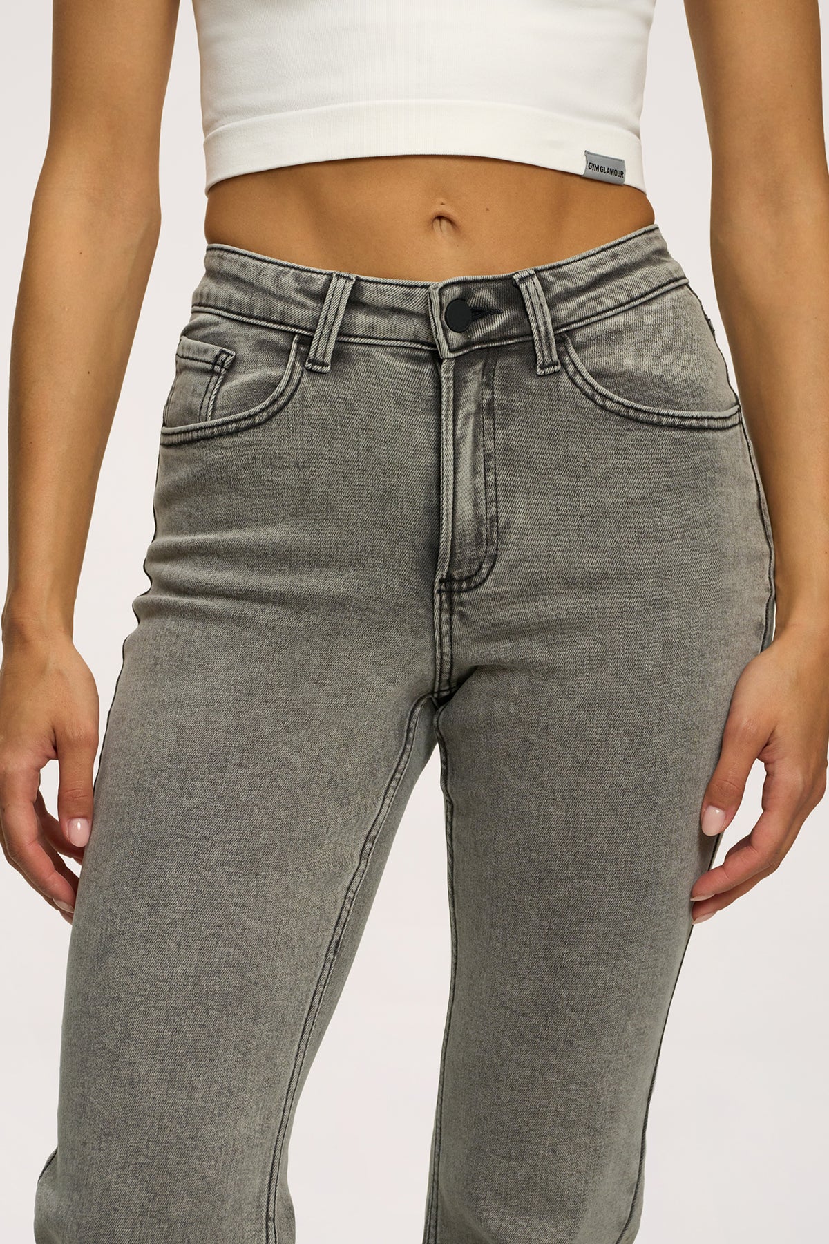 Džínsy classic grey