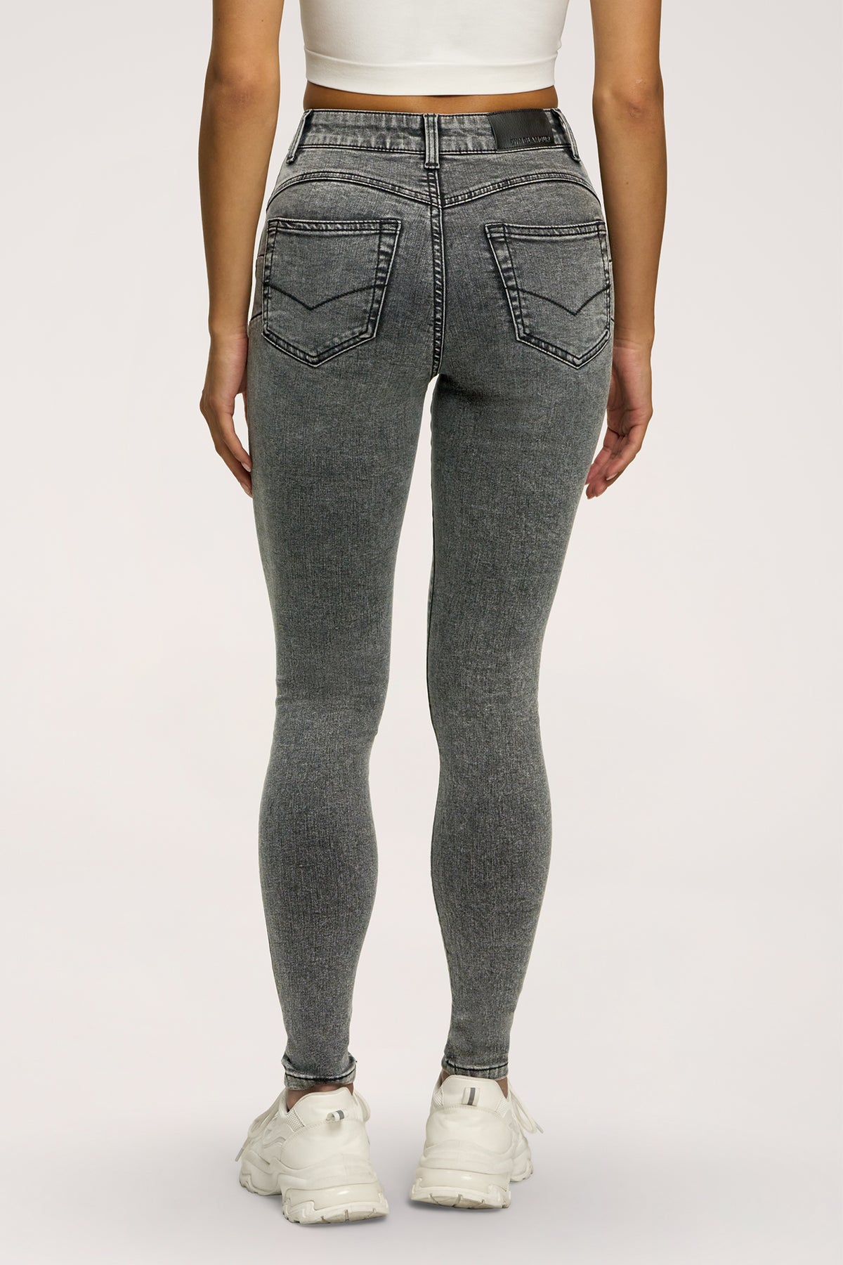 Džínsy skinny perfect slim light grey