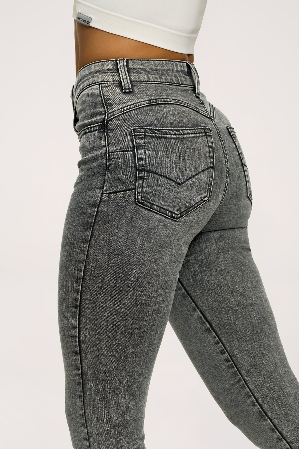 Džínsy skinny perfect slim light grey