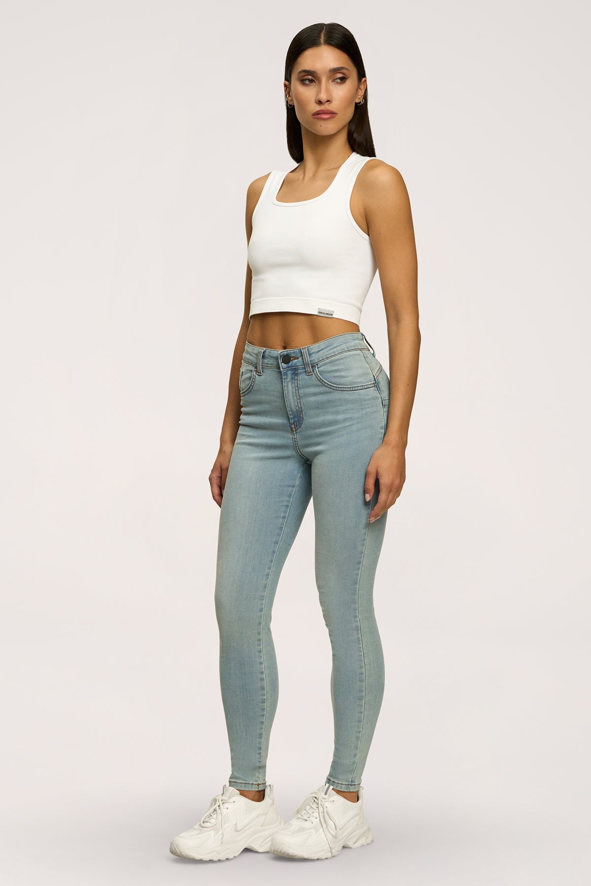 Džínsy skinny perfect slim light blue