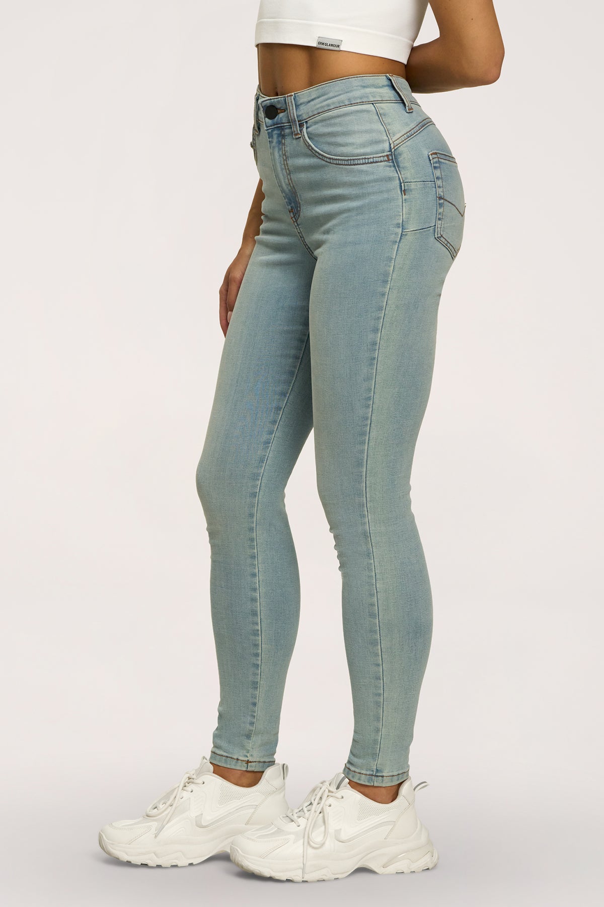 Džínsy skinny perfect slim light blue