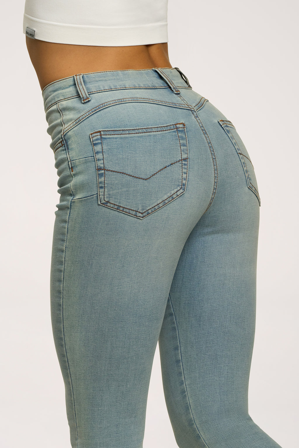 Džínsy skinny perfect slim light blue