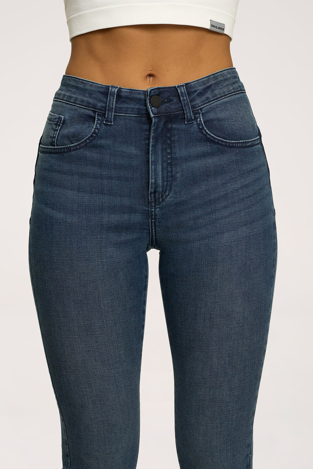 Džínsy skinny perfect slim navy blue