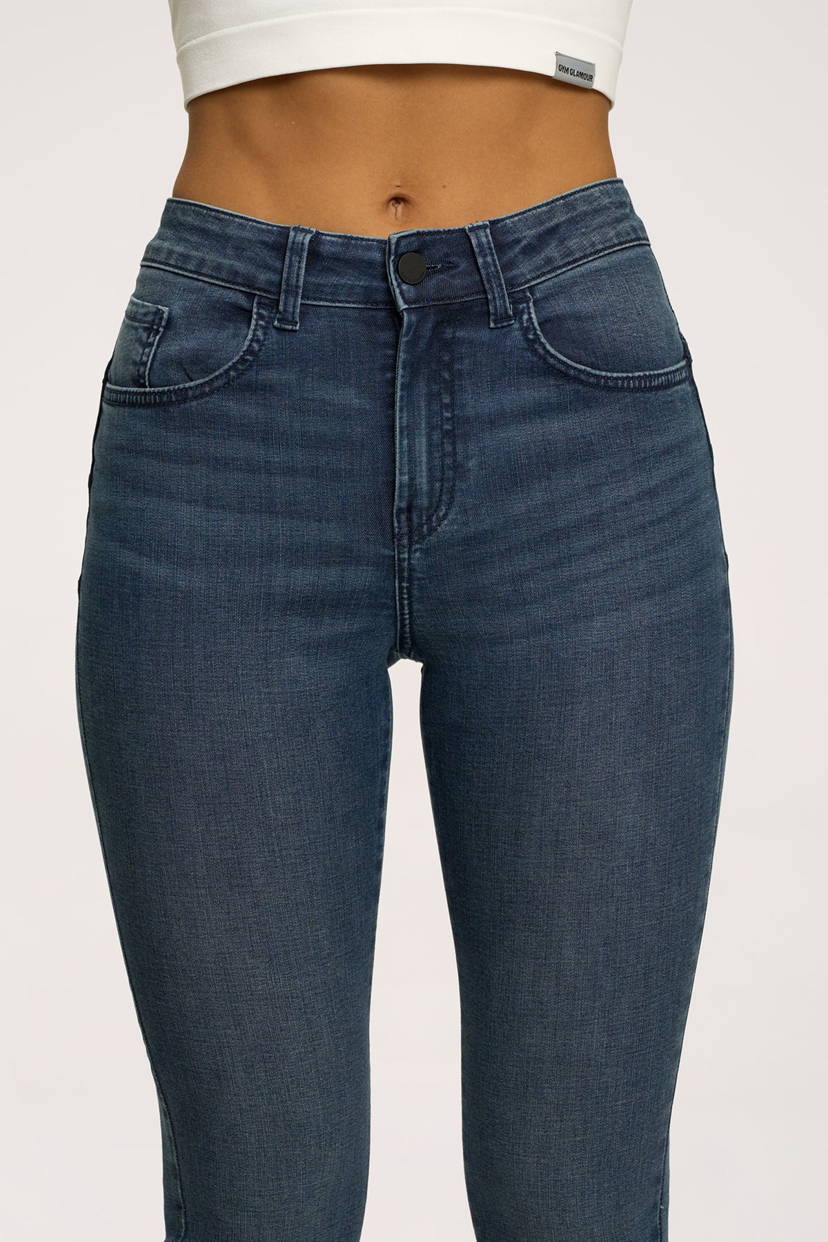 Džínsy skinny perfect slim navy blue