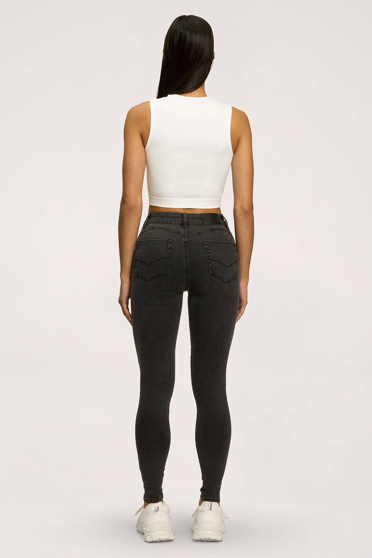 Džínsy skinny perfect slim black