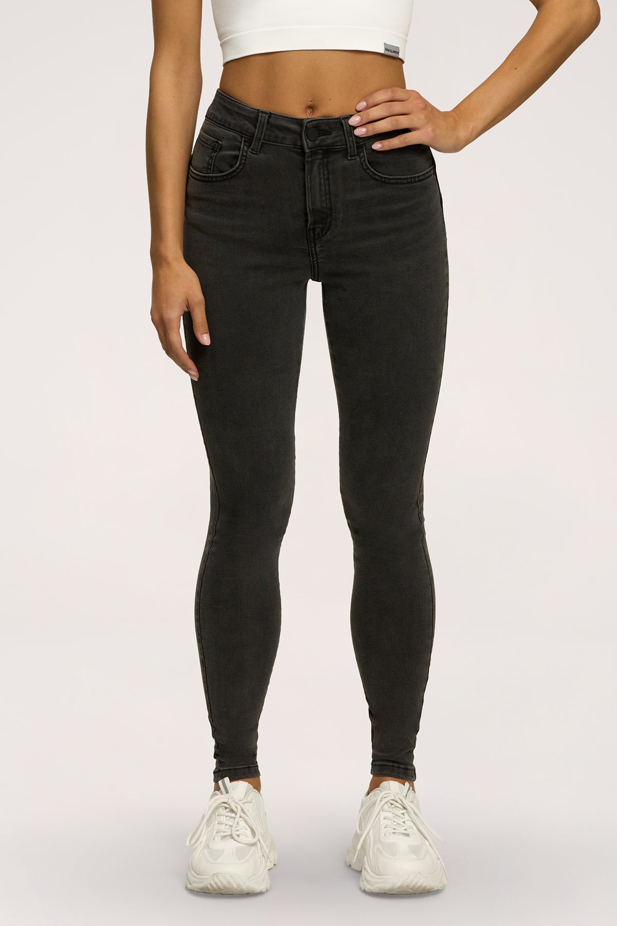 Džínsy skinny perfect slim black