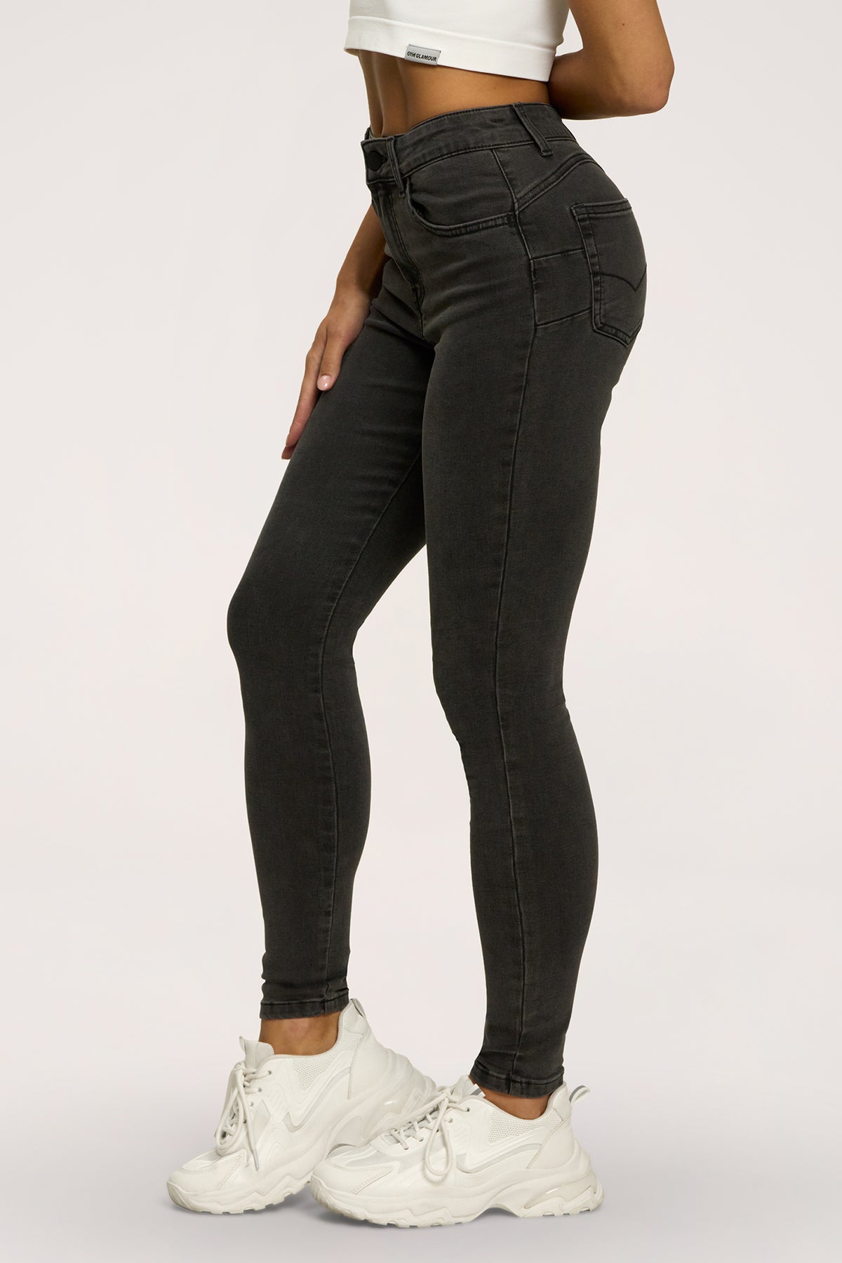 Džínsy skinny perfect slim black