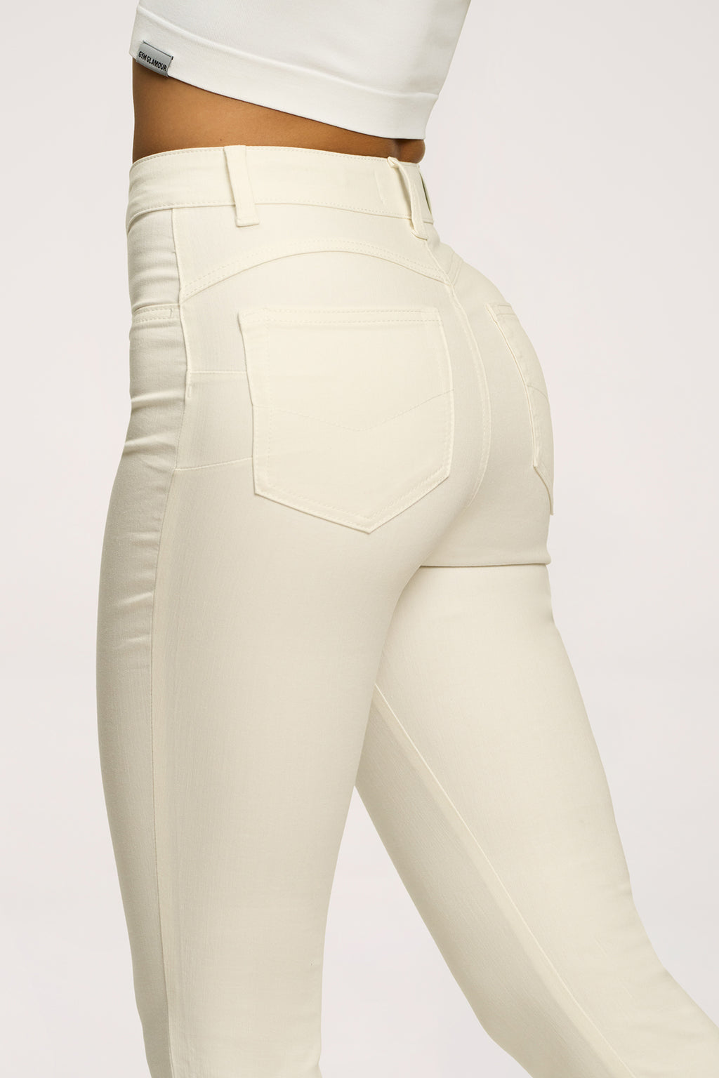 Džínsy skinny perfect slim off white