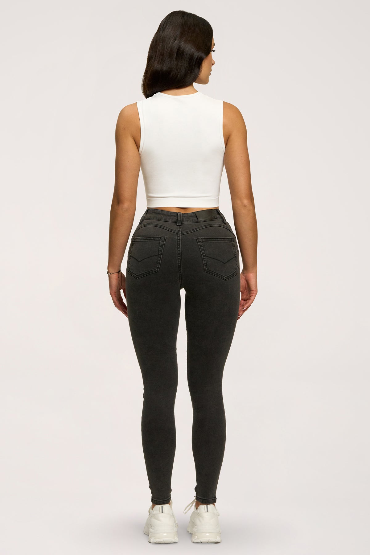 Džínsy skinny perfect slim black