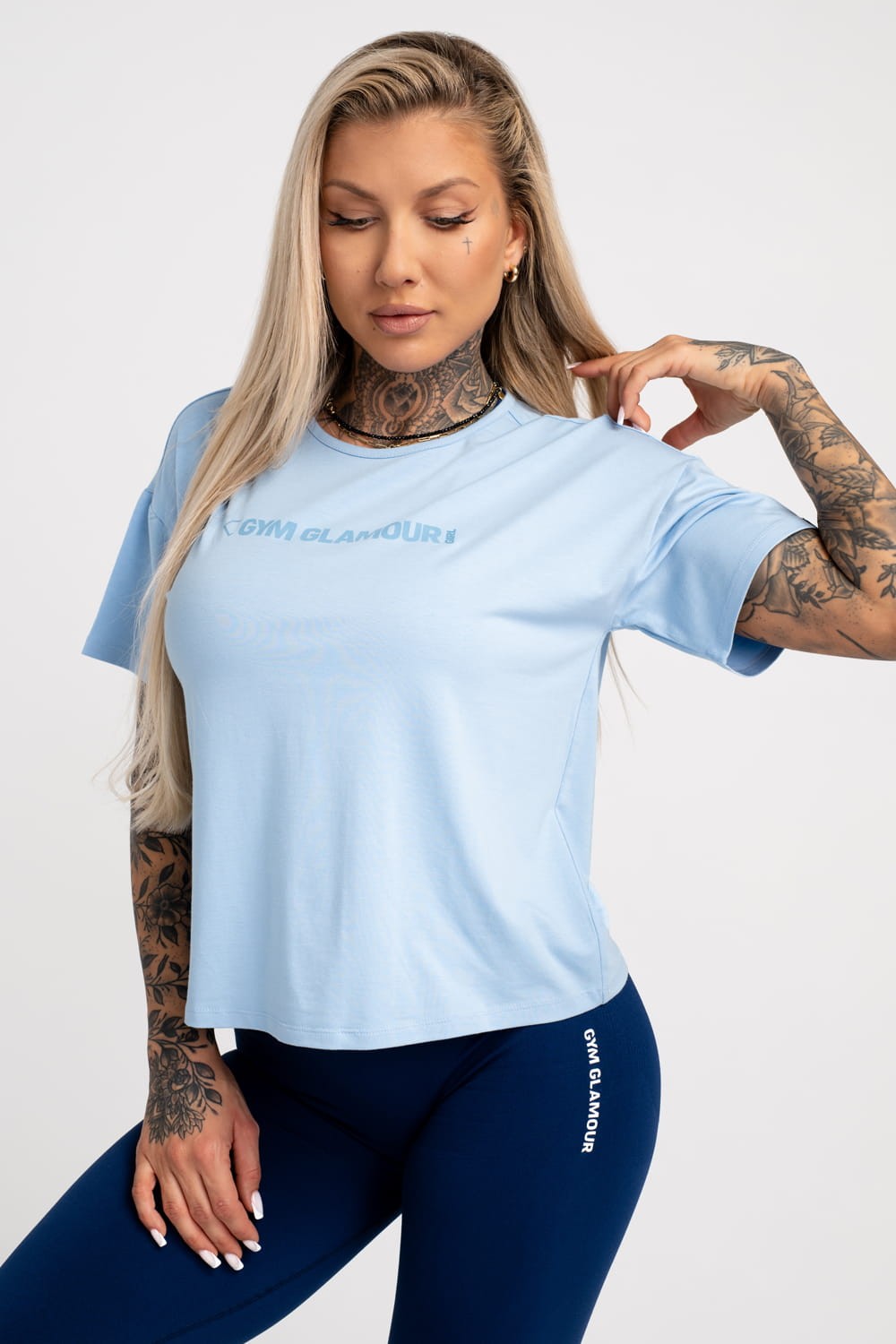 T-shirt V blue