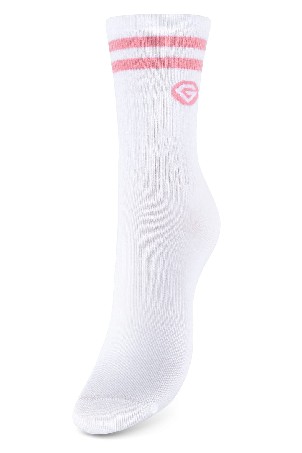 Skarpetki długie white & pink 2-pak - roz. 37-40