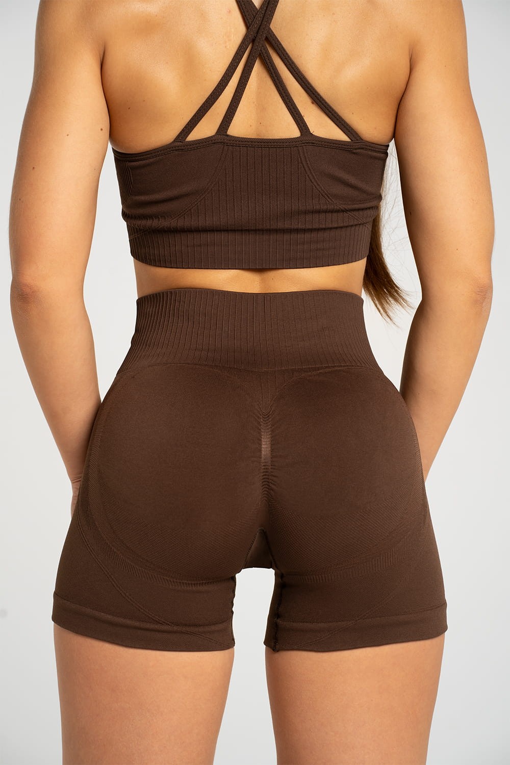 Spodenki push up 2.0 dark chocolate