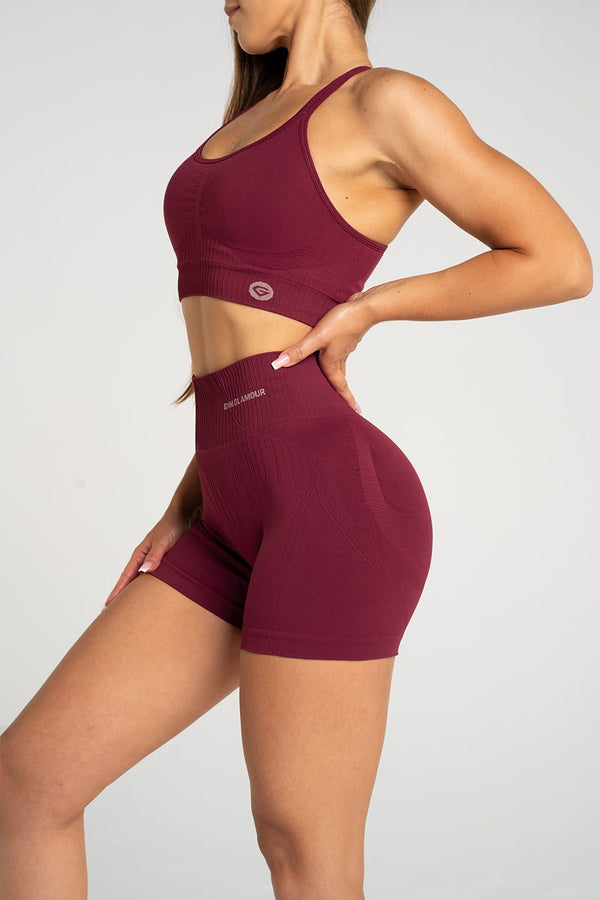 Kraťasy push up 2.0 merlot