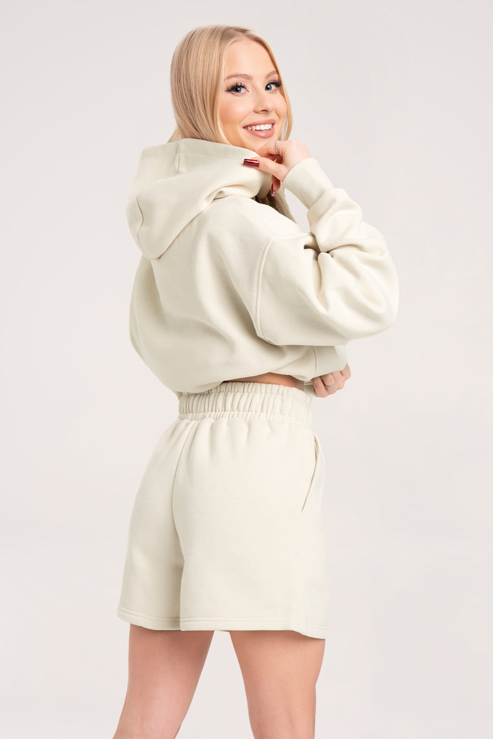 Spodenki dresowe off white