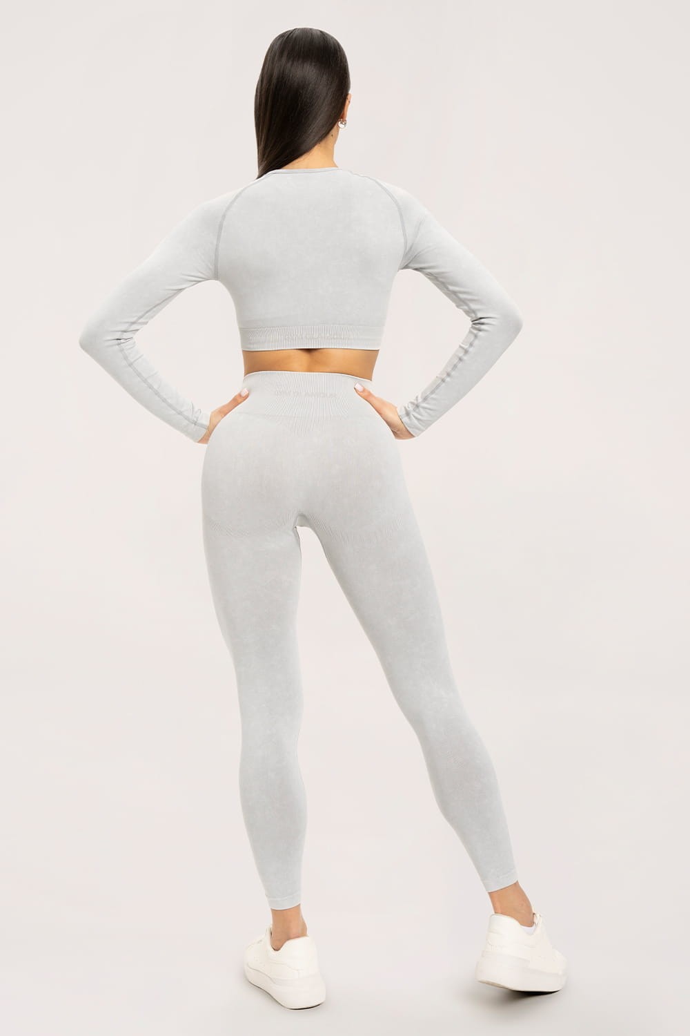 Leginsy sprane white