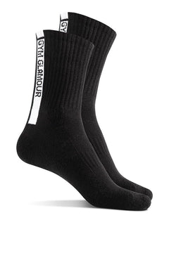 Dlhé ponožky STRIPE čierne - 2-pack - veľ. 37-40