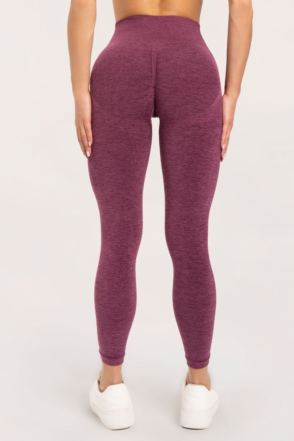 Leginsy seamless push up cherry