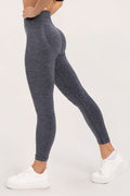 Leginsy seamless push up dark grey
