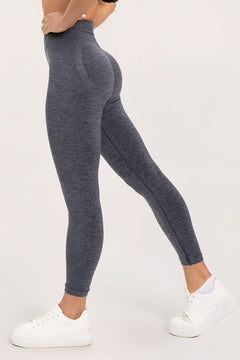 Legíny seamless push up dark grey
