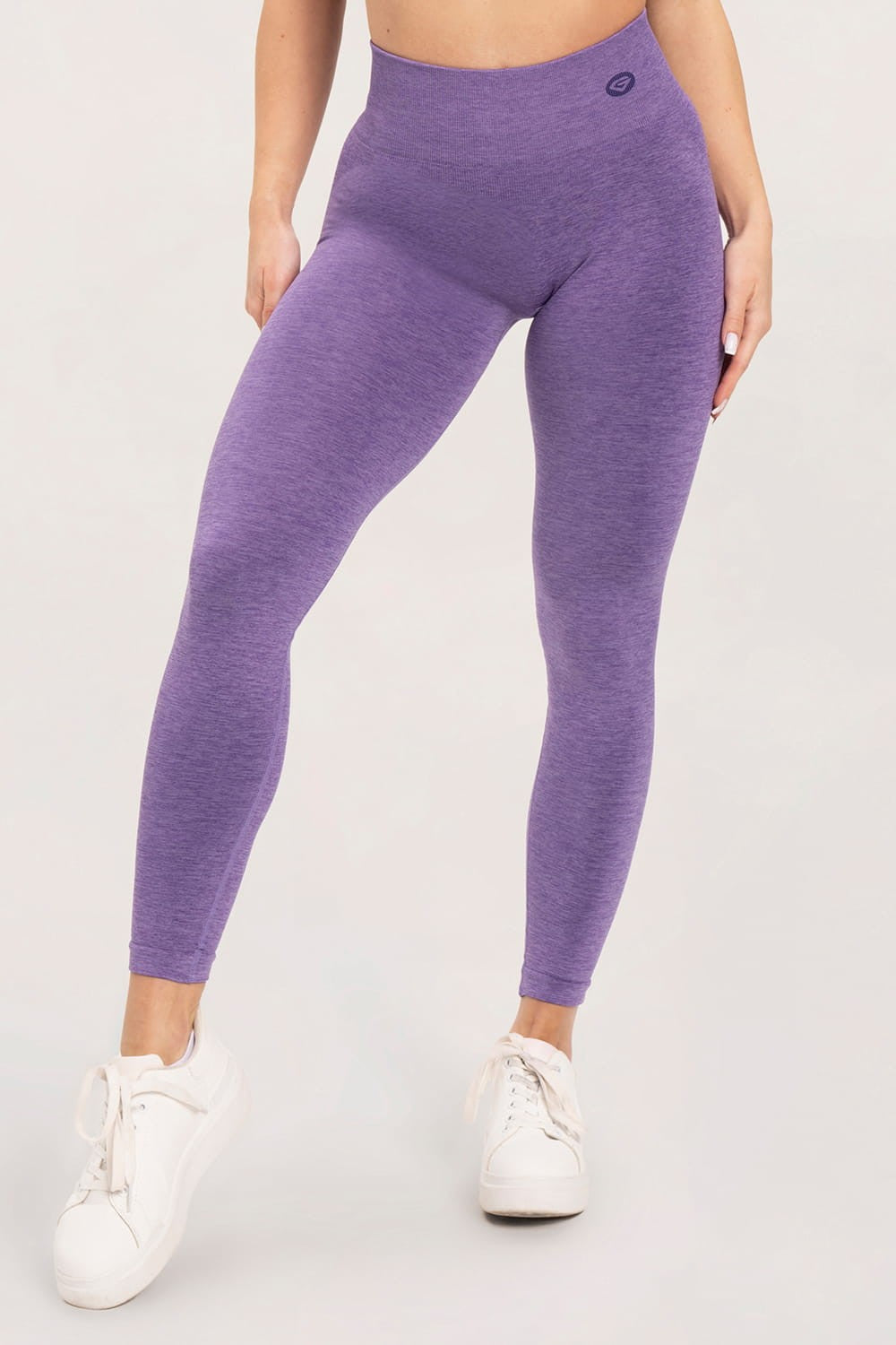 Leginsy seamless deep push up violet