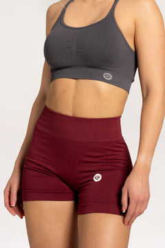 Kraťasy basic burgundy