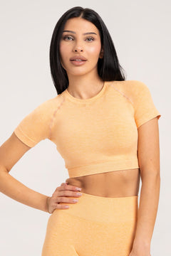 Bezšvový rashguard peach