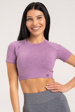 Bezšvový rashguard lilac
