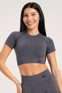 Bezšvový rashguard dark grey